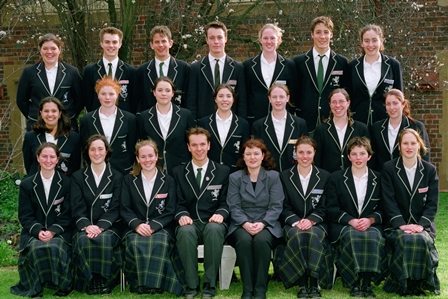 Senior School Choir, 2001.